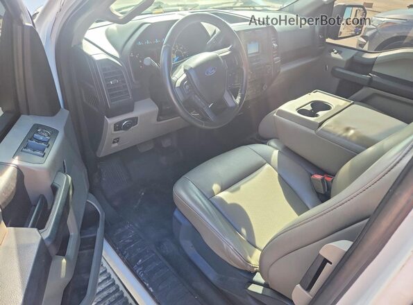 1FTEX1EP1JKF67871 2018 FORD F150 White Vista del salpicadero