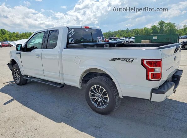 1FTEX1EP1LFC19774 2020 FORD F150 White უკანა მარცხენა