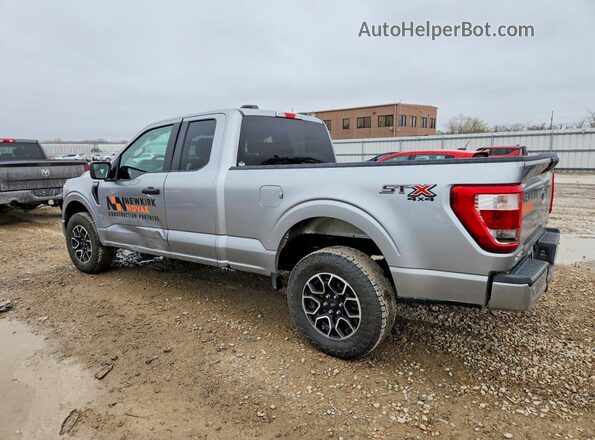 1FTEX1EP1NKD88610 2022 FORD F150 Silver Հետևի ձախ