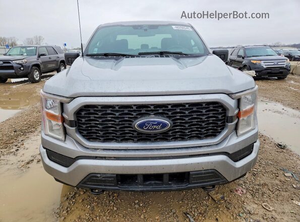 1FTEX1EP1NKD88610 2022 FORD F150 Silver Դիմացի տեսք
