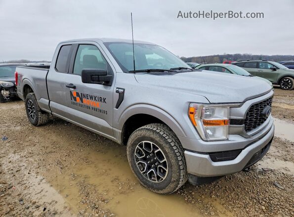 1FTEX1EP1NKD88610 2022 FORD F150 Silver Առջևի աջ