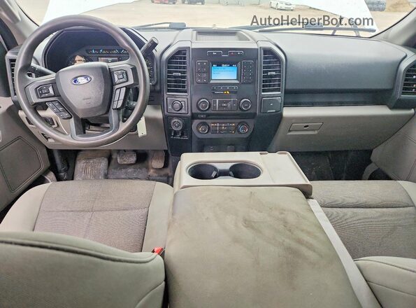 1FTEX1EP2JFC30909 2018 FORD F150 White წინა პანელის ხედი