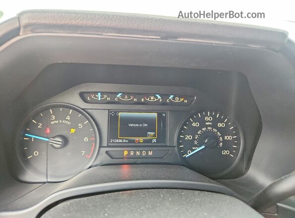 1FTEX1EP2JFC30909 2018 FORD F150 White ხელსაწყოთა პანელის ხედი