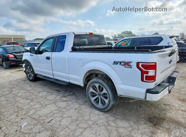 1FTEX1EP2KKC81612 2019 FORD F150 White უკანა მარცხენა