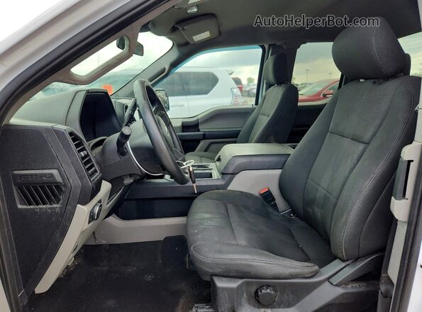 1FTEX1EP2KKC81612 2019 FORD F150 White წინა სალონის ხედი