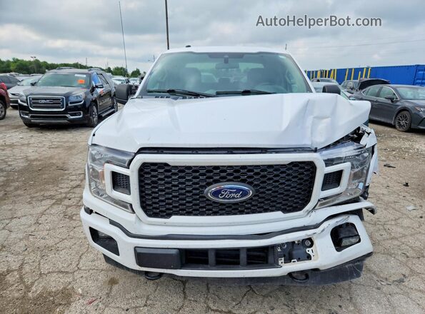 1FTEX1EP2KKC81612 2019 FORD F150 White წინა ხედი