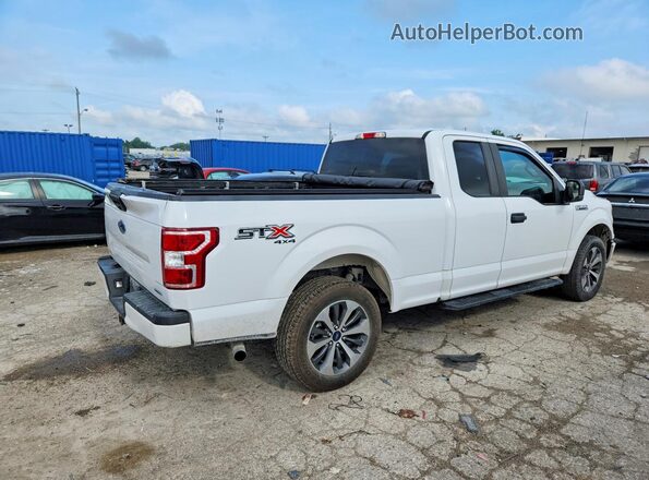 1FTEX1EP2KKC81612 2019 FORD F150 White უკანა მარჯვენა