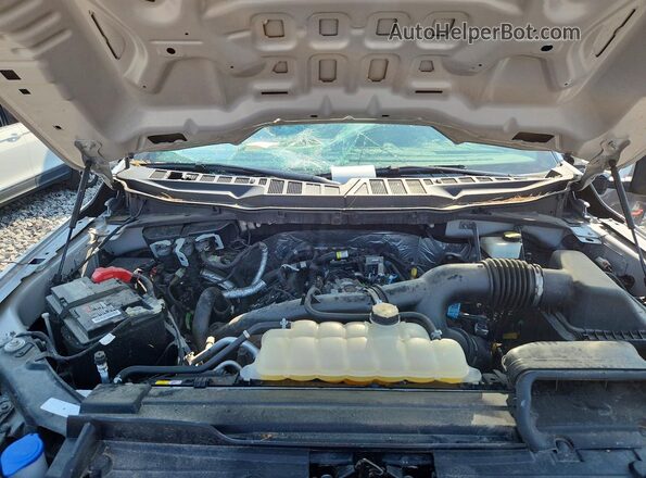 1FTEX1EP2NKE61676 2022 FORD F150 Silver Rear interior view
