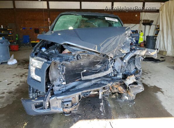 1FTEX1EP3GFC06336 2016 FORD F150 Gray Front view