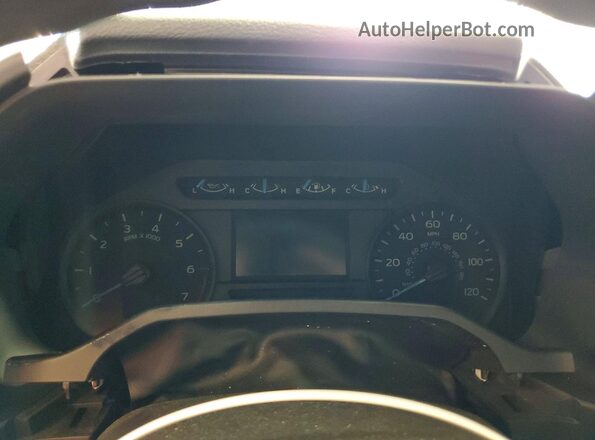 1FTEX1EP3GFC06336 2016 FORD F150 Gray Instrument cluster view