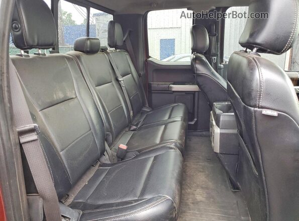 1FTEX1EP3GKE65772 2016 FORD F150 Burgundy Widok tylnych siedzeń