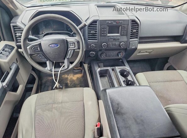 1FTEX1EP3HFA63485 2017 FORD F150 Black Vista del salpicadero