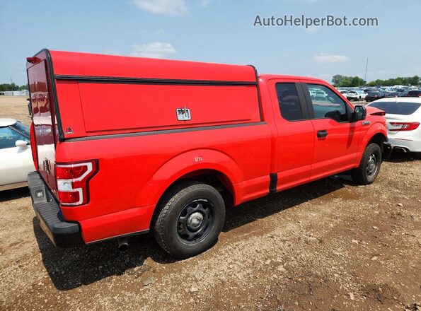 1FTEX1EP3KKD07618 2019 FORD F150 Red Trasero derecho