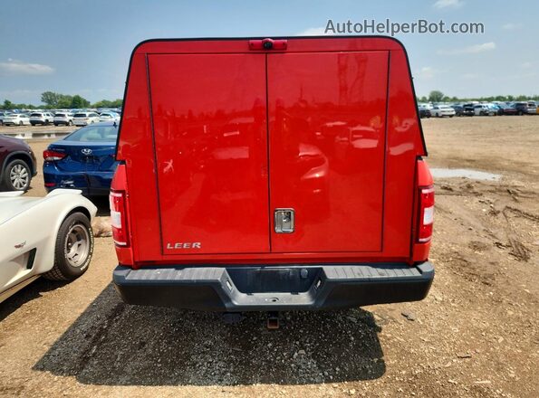 1FTEX1EP3KKD07618 2019 FORD F150 Red Vista trasera