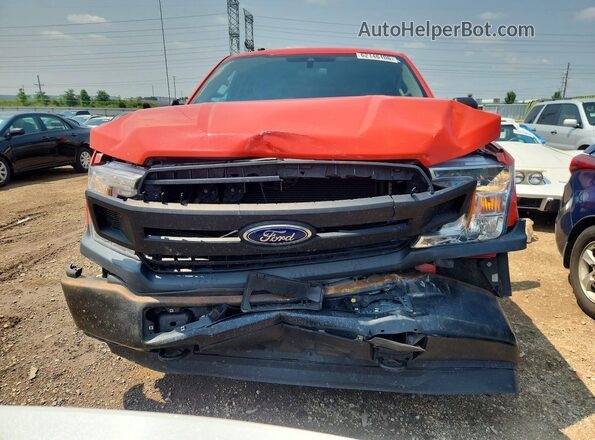 1FTEX1EP3KKD07618 2019 FORD F150 Red Vista frontal