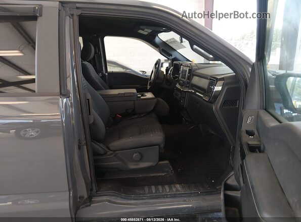 1FTEX1EP3MFB43542 2021 FORD F150 Gray Սալոնի դիմացի տեսք