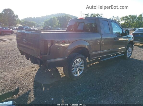 1FTEX1EP4GFC38163 2016 FORD F150 Коричневый Задняя правая четверть