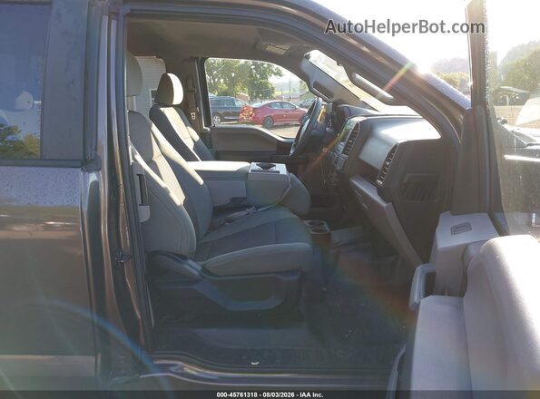 1FTEX1EP4GFC38163 2016 FORD F150 Коричневый Вид салона спереди