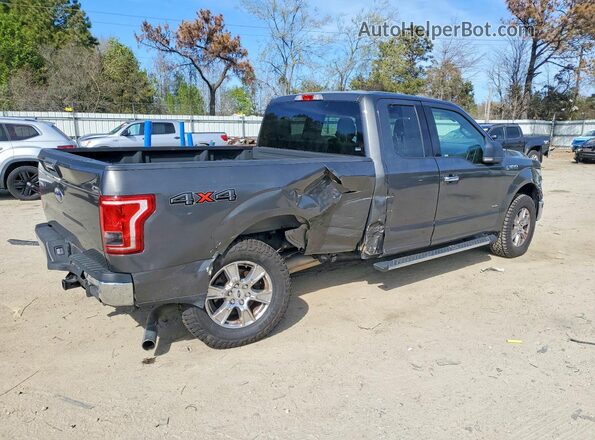 1FTEX1EP4GKF06183 2016 FORD F150 Gray Հետևի աջ
