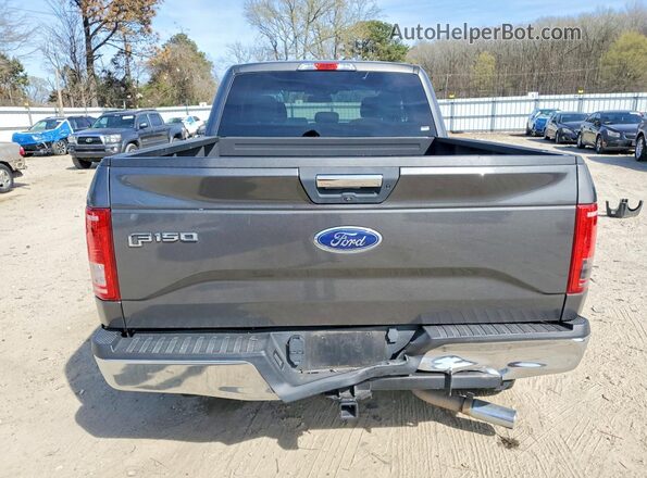 1FTEX1EP4GKF06183 2016 FORD F150 Gray Հետևի տեսք