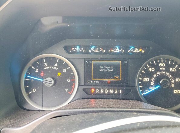 1FTEX1EP4GKF06183 2016 FORD F150 Gray Սարքավորումների վահանակի տեսք