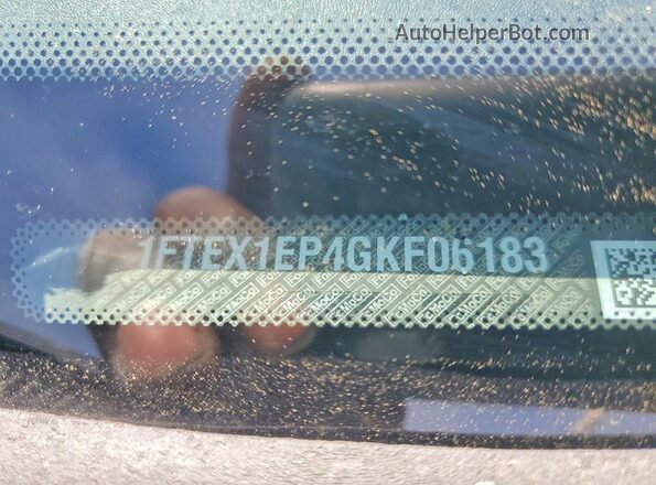 1FTEX1EP4GKF06183 2016 FORD F150 Gray Շարժիչի բաժամունքի տեսք