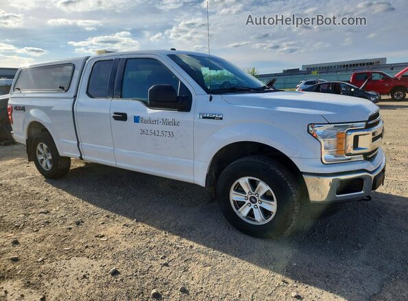 1FTEX1EP4JFB97492 2018 FORD F150 White Առջևի աջ