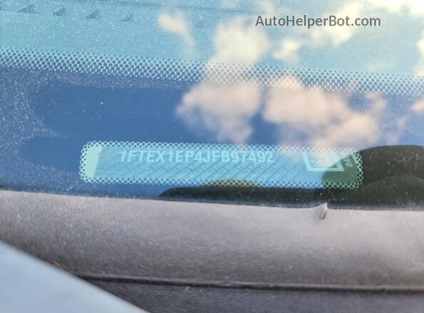1FTEX1EP4JFB97492 2018 FORD F150 White Շարժիչի բաժամունքի տեսք
