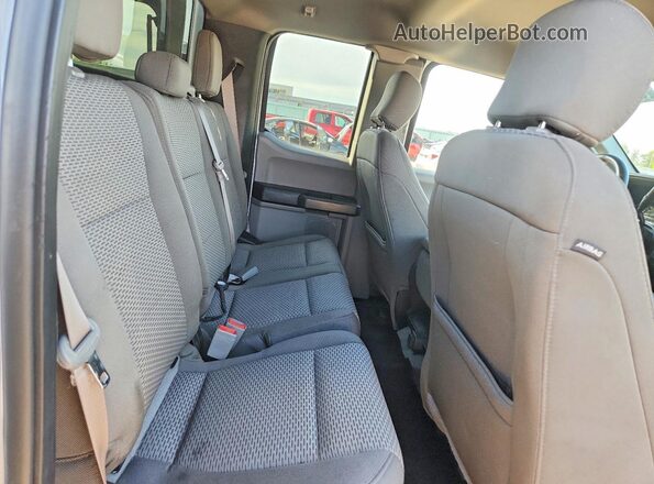 1FTEX1EP4JFB97492 2018 FORD F150 White Հետևի նստատեղերի տեսք