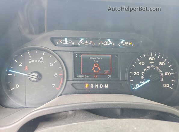 1FTEX1EP4KKD89388 2019 FORD F150 Белый Вид щитка приборов