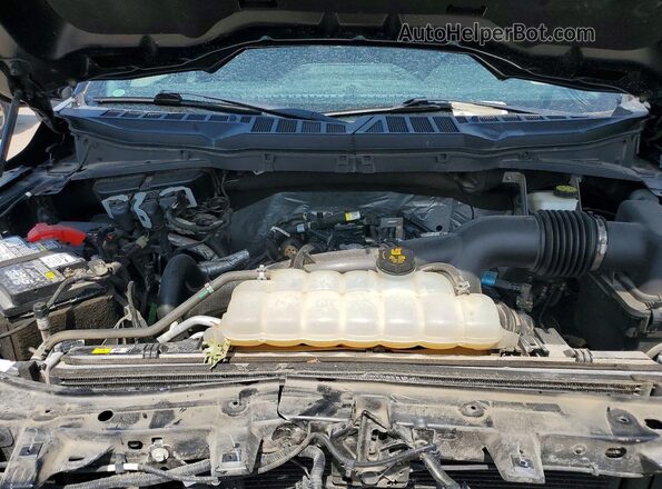 1FTEX1EP4MFA19991 2021 FORD F150 Black Вид задньої частини салону