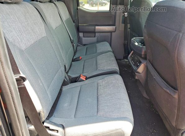 1FTEX1EP4MFA19991 2021 FORD F150 Black Вид задніх сидінь
