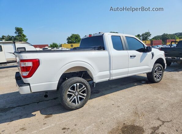 1FTEX1EP4PKD79385 2023 FORD F150 White Задня права чверть