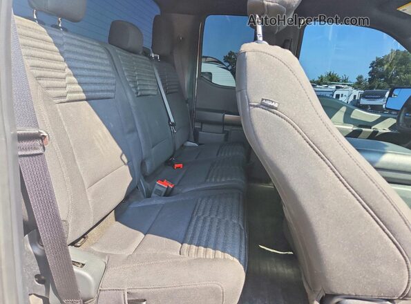 1FTEX1EP4PKD79385 2023 FORD F150 White Вид задніх сидінь