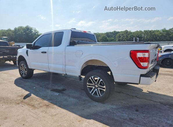 1FTEX1EP4PKD79385 2023 FORD F150 White Задня ліва чверть