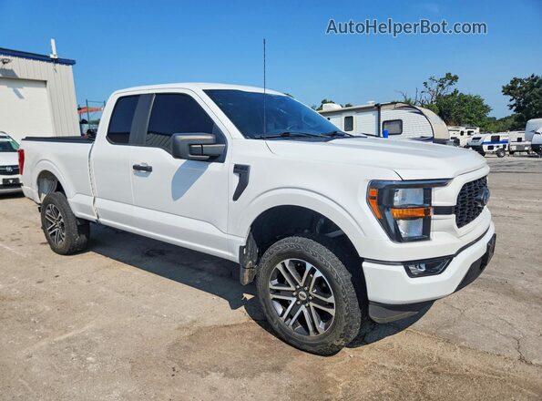 1FTEX1EP4PKD79385 2023 FORD F150 White Передня права чверть