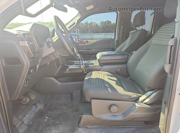 1FTEX1EP4PKD79385 2023 FORD F150 White Вид салону спереду