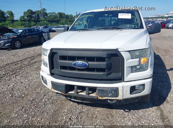 1FTEX1EP5GFA57346 2016 FORD F150 White Вид щитка приладів