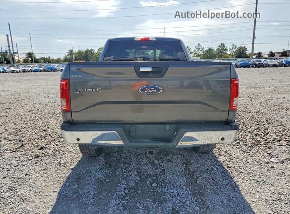 1FTEX1EP5GFC77828 2016 FORD F150 Gray უკანა ხედი