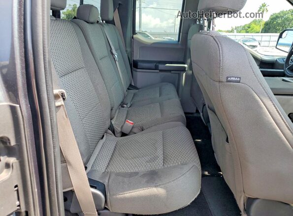 1FTEX1EP5GFC77828 2016 FORD F150 Gray უკანა სავარძლების ხედი