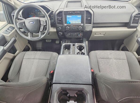 1FTEX1EP5HFB78637 2017 FORD F150 Gray Вид панелі приладів