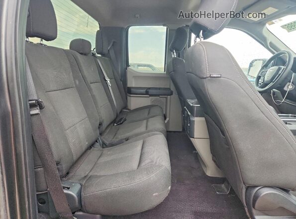 1FTEX1EP5HFB78637 2017 FORD F150 Gray Вид задніх сидінь