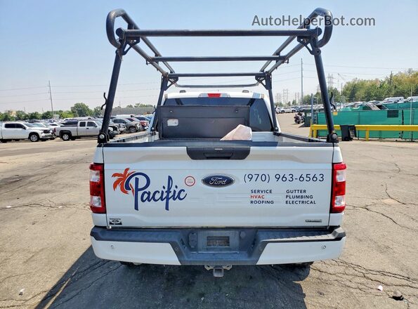 1FTEX1EP5MFD05588 2021 FORD F150 White უკანა ხედი