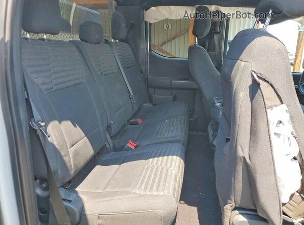 1FTEX1EP5MFD05588 2021 FORD F150 White უკანა სავარძლების ხედი