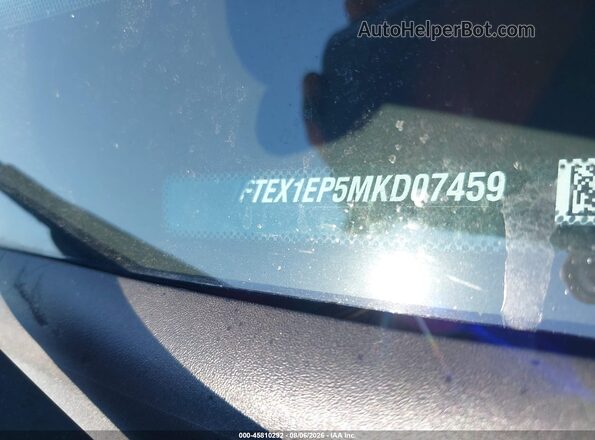 1FTEX1EP5MKD07459 2021 FORD F150 Red ძრავის განყოფილების ხედი