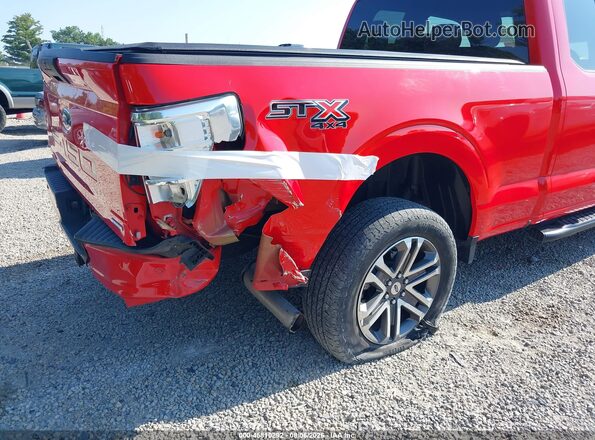 1FTEX1EP5MKD07459 2021 FORD F150 Red წინა ხედი