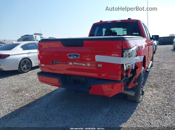 1FTEX1EP5MKD07459 2021 FORD F150 Red 