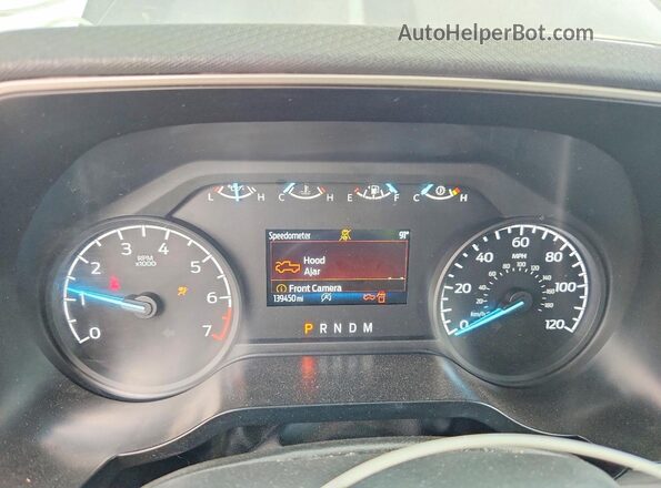 1FTEX1EP5MKE36821 2021 FORD F150 Gray Instrument cluster view