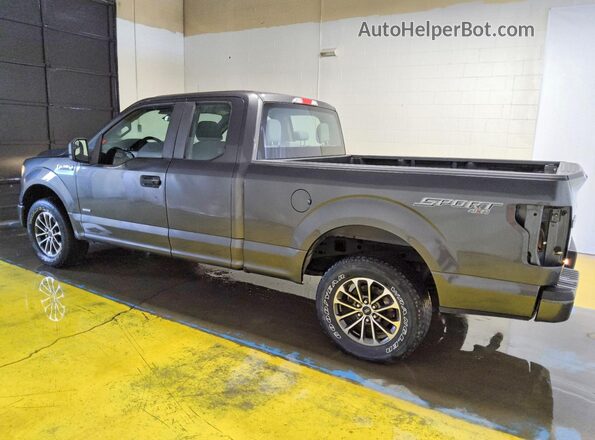 1FTEX1EP6GFA84040 2016 FORD F150 Gray Rear left