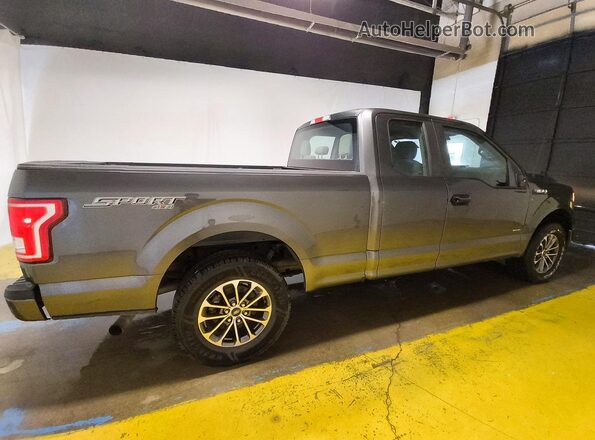 1FTEX1EP6GFA84040 2016 FORD F150 Gray Rear right